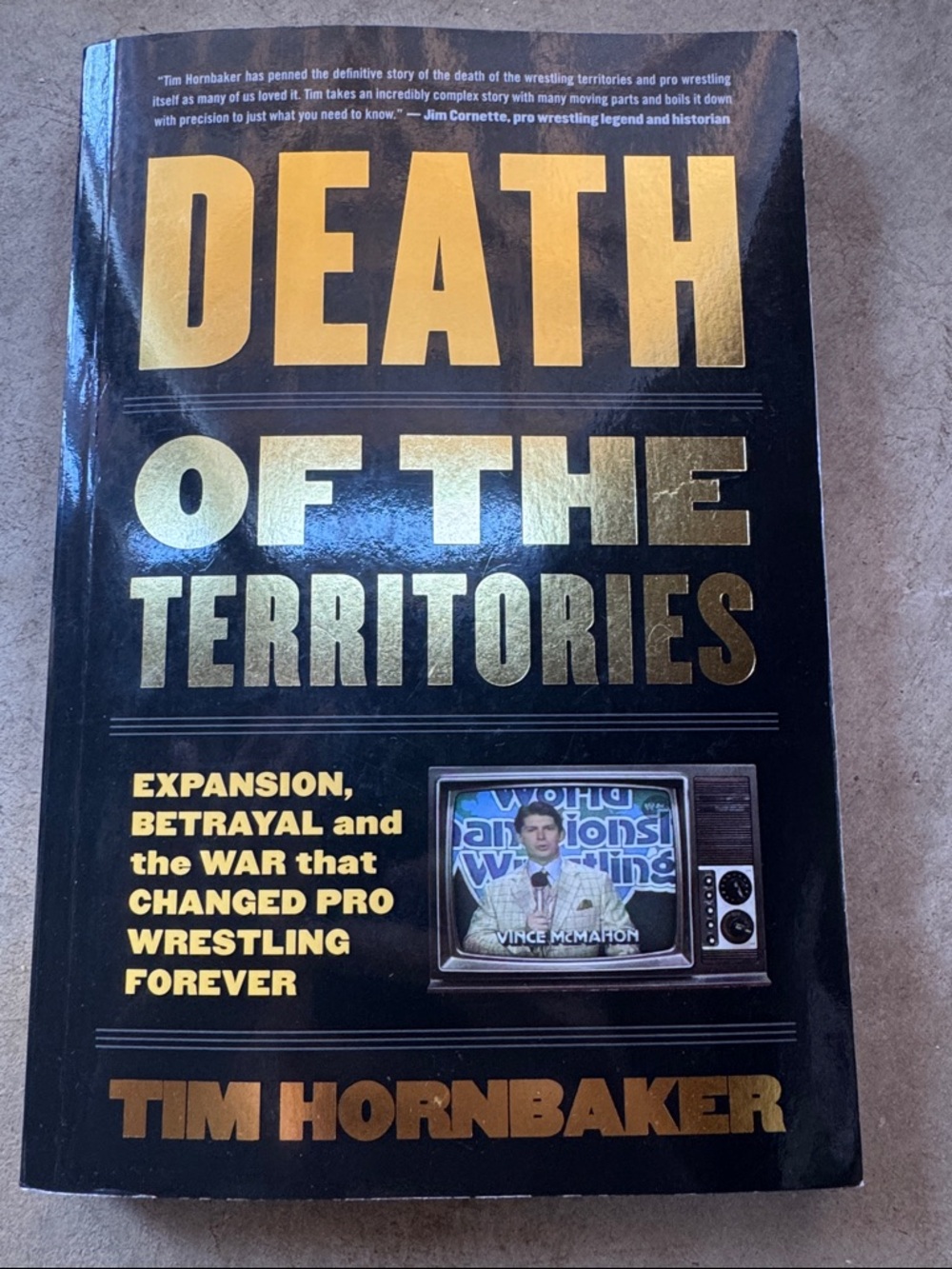 Death of the Territories by Tim Hornbaker - Black & Gold Book